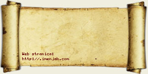 Andjelina Kanić vizit kartica